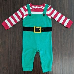 Gymboree Elf Christmas Jumpsuit Outfit